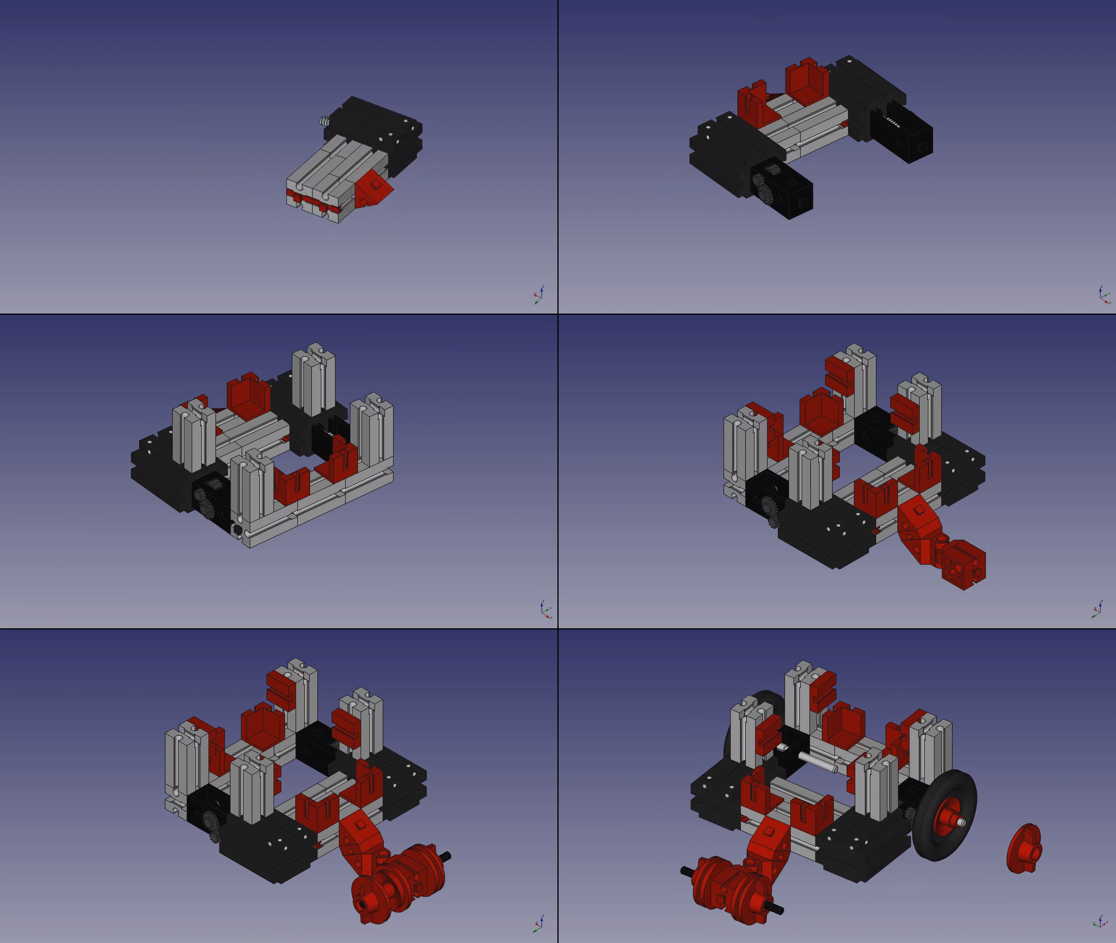 Construction sequences.