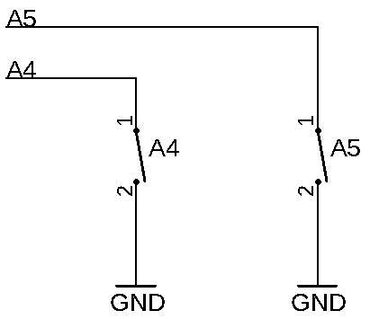 Wiring of on-board switches.