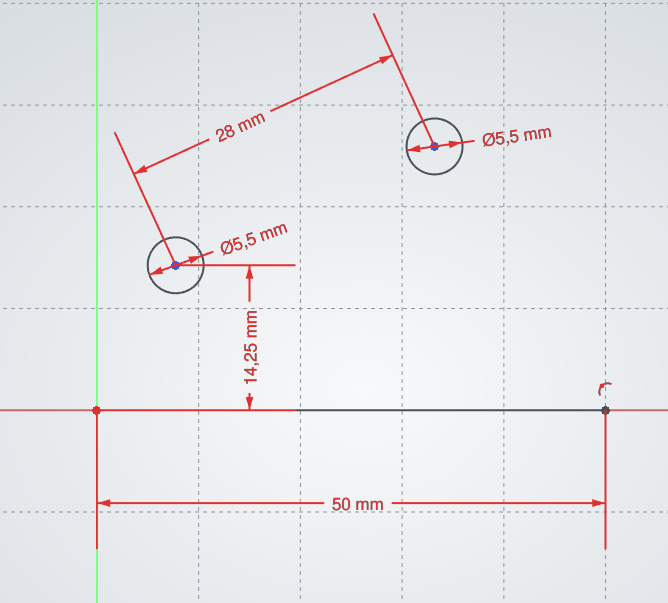 Skica za pomoč pri pravilni sestavi zobnikov in zobniške letve.